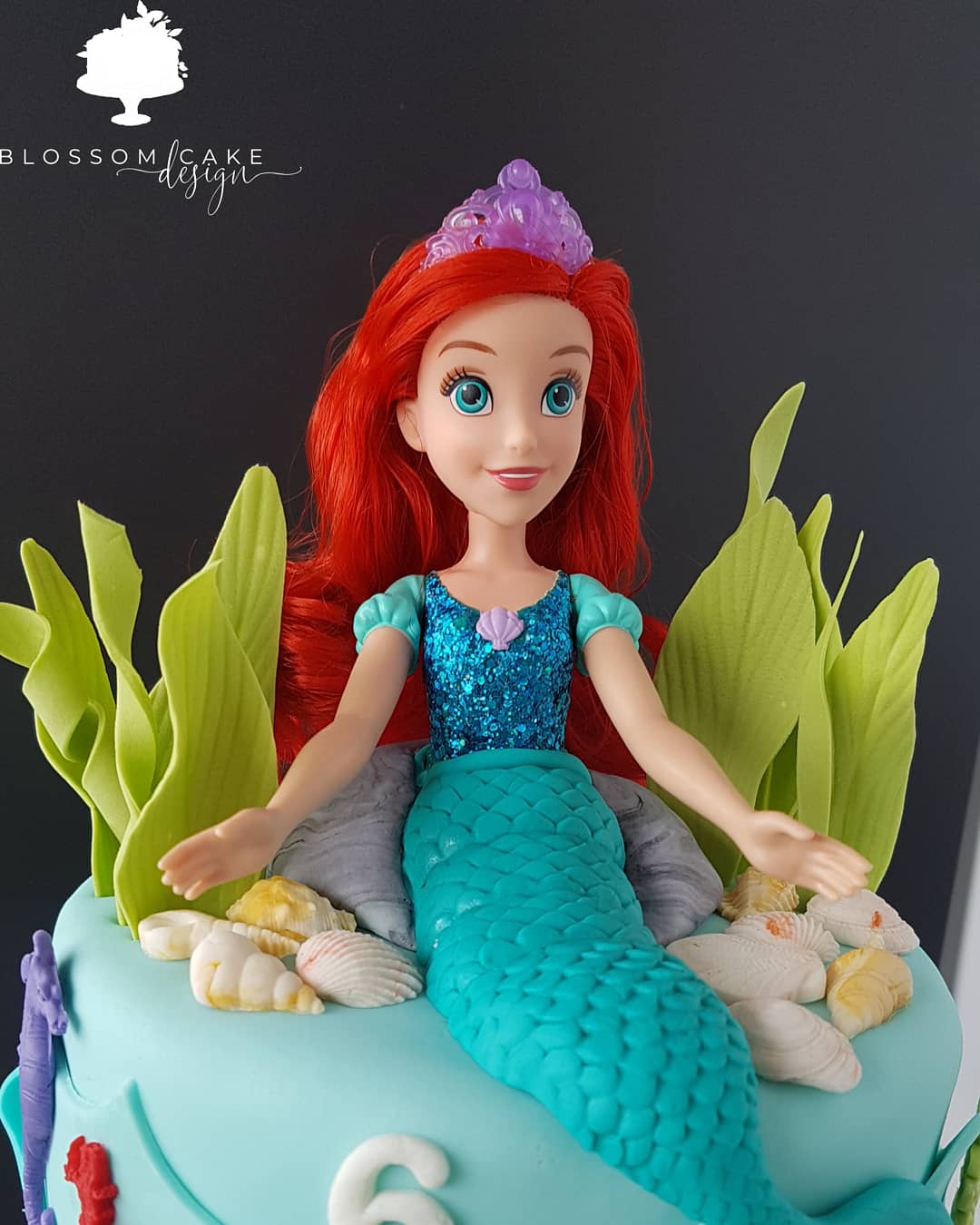 Mermaid (Ariel) Cake