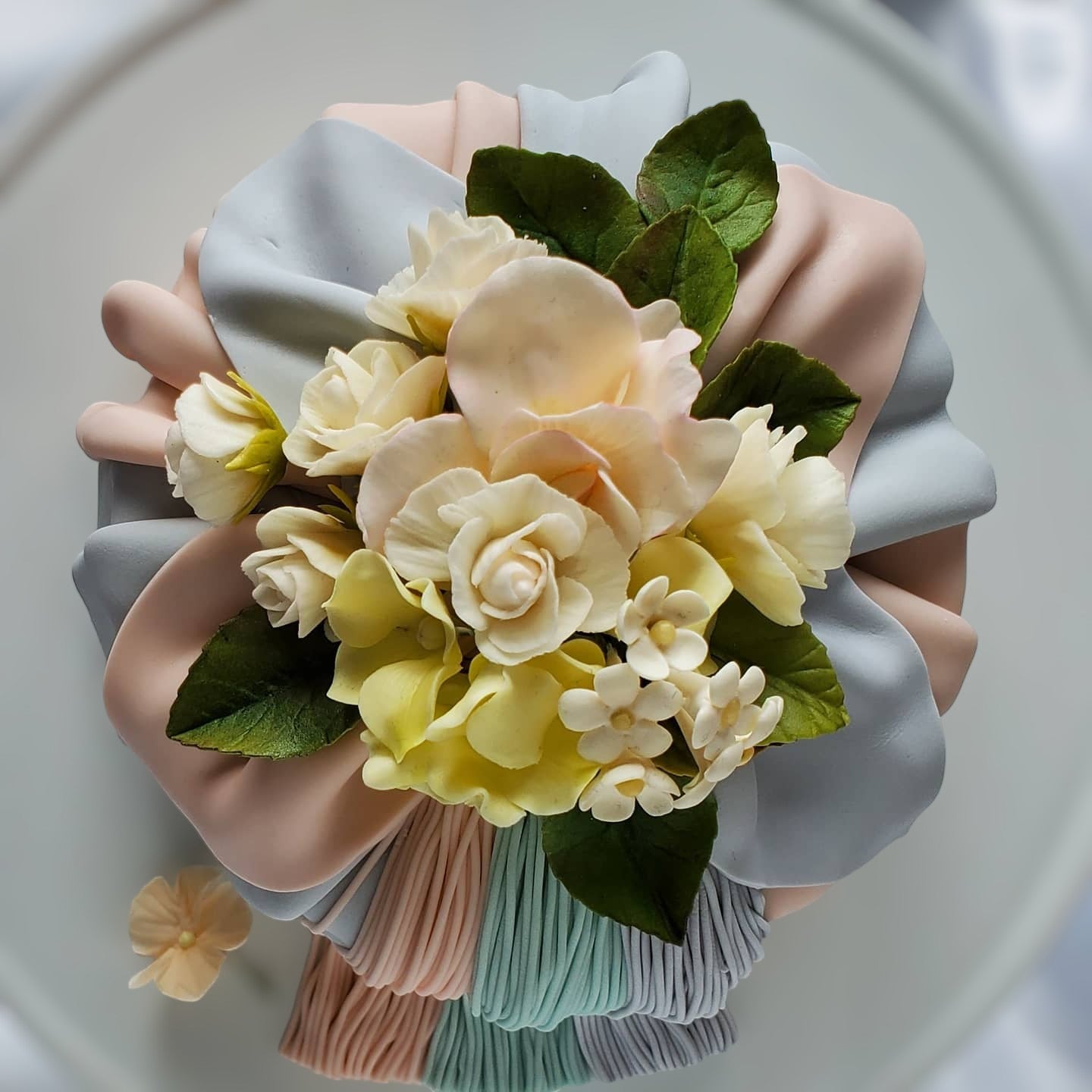 Flower Cake wrapped in cloth